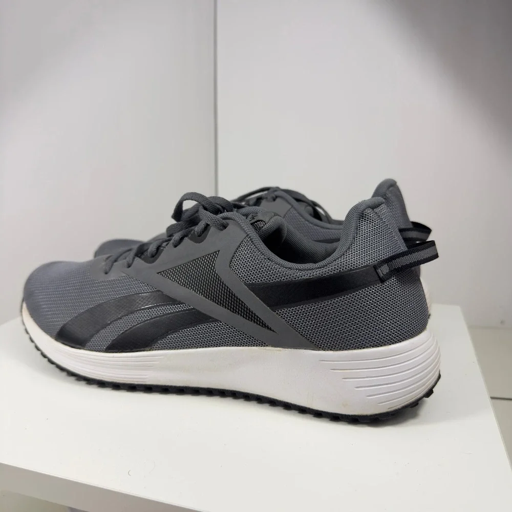 Reebok Lite Plus 3 Men Size 12 Gray White Running Shoes GY3962 Low Top Sneakers